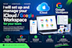 set up and manage icloud or google workspace for your team