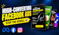 design meta ads creative, facebook ad creative and social media post