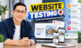 perform prelaunch website testing and report functional bugs with clear evidence