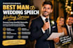 write speech for your best man on your wedding day