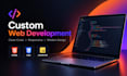 code a responsive custom website with clean HTML CSS javascript
