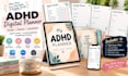 do adhd digital planner habit tracker, goodnotes journal canva, journal notebook