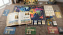 create card game design, card template, and box art