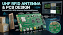 design uhf rfid antenna, custom pcb and embedded system