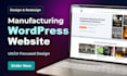 design or redesign a b2b manufacturing wordpress website