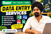 data entry in excel