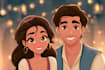 design a colorful animated character portrait