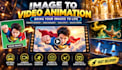 do image animation picture or cinemagraph ,loop video motion