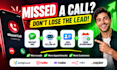 build missed call text back and lead follow up automation