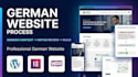 design a professional german website with german content and native review