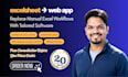 transform your google sheet or excel workflow to web app