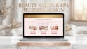 desgin beauty saloon and spa website