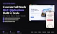 build a custom full stack web application using react, nextjs and nodejs