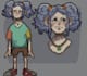create pixel art character, 2d game art pixel icon and concept art