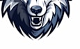 design modern dog care brand logo