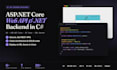 develop asp net core web api, dotnet backend and sql server applications