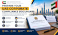prepare your uae corporate compliance documents