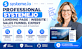 create systeme io landing page systeme io website systeme io sales funnel expert