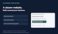 build a responsive small business website with clear calls to action