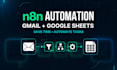 automate gmail and google sheets with n8n