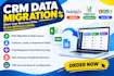 do data migration and business transfer to hubspot gohighlevel zoho CRM