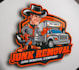 design junk removal and recycle logo