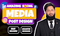 create professional social media posts and graphics