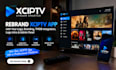 rebrand xciptv app with logo intro tmdb integrated and admin panel