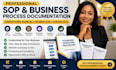 create sop business process documentation operations