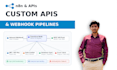 custom api integrations, webhooks, and n8n pipelines
