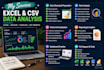 clean and analyze your excel or CSV data