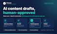 automate ai content in make with human approval