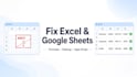 fix excel or google sheets formulas and clean messy data