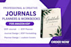 design a premium KDP journal, planner, or workbook for amazon