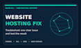 fix your website hosting, SSL, dns or cpanel issue