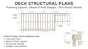 design deck plans, structural calculations and permit drawings