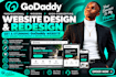 godaddy website design and godaddy redesign website design