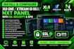 install latest xui one ,xtream ui ,00 1 panel, nxt panel,with ssl security,epg