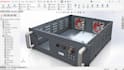 create sheet metal enclosure, laser cutting dxf bending drawing solidworks