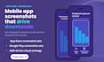 do aso screenshots for app store, google play store design