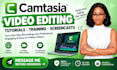 edit camtasia tutorial, training and screencast videos