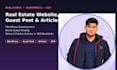 write and publish real estate blog article with backlink