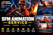 create professional sfm animations