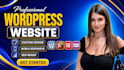 build wordpress website, custom wordpress website, business website development
