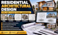 create architect drawing residential projects details available cad bim file