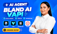 create ai agent bland ai vapi, ai elevenlabs twilio integration