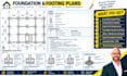 draw foundation plans footing details structural permit drawings
