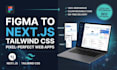 convert figma to next js and tailwind CSS