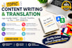 write proofread and edit english and urdu content