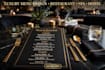design luxury minimal menu and price list